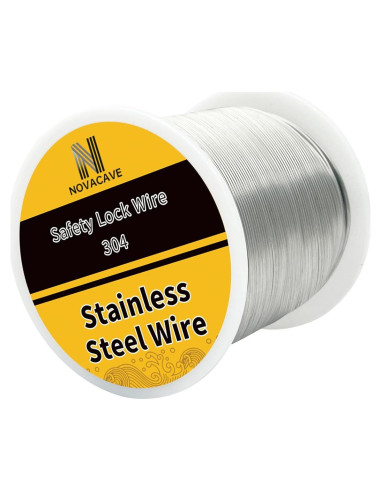 Alambre de Acero Inoxidable 304 Novacave 0.5 mm 280.4 m 0.45 kg
