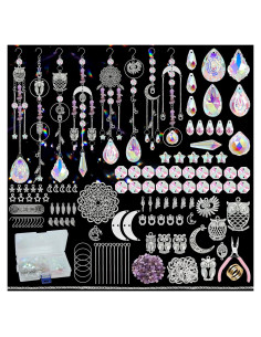 Kit de Suncatcher DIY DEMIUKO 410 Piezas Prisma Colgante