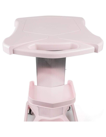 Carro de salón de belleza LOYALHEARTDY Rosa 46x38x73cm