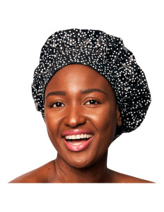 Gorro de Ducha Reutilizable TIARA 2-en-1 Impermeable 13cm