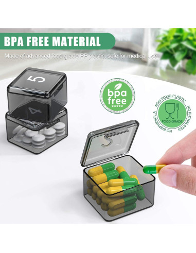 Organizador de Pastillas Mensual DOHIMGIO - 30 Compartimentos