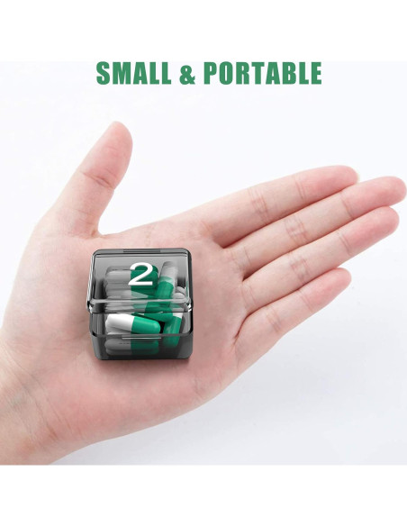 Organizador de Pastillas Mensual DOHIMGIO - 30 Compartimentos