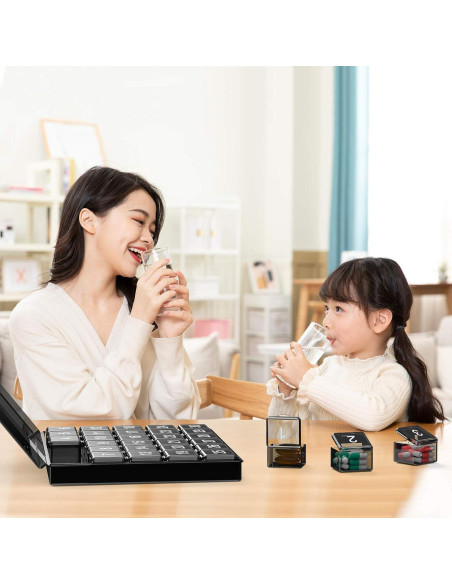 Organizador de Pastillas Mensual DOHIMGIO - 30 Compartimentos