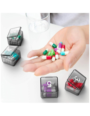 Organizador de Pastillas Mensual DOHIMGIO - 30 Compartimentos