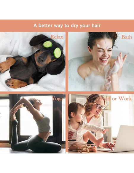 Toalla de Microfibra para Cabello Gato Genérica 3 Paquetes