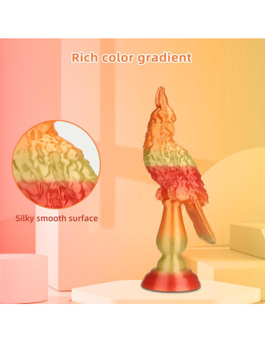 Filamento PLA 3D de Seda 1.75mm 1kg Naranja Sangre Arcoíris