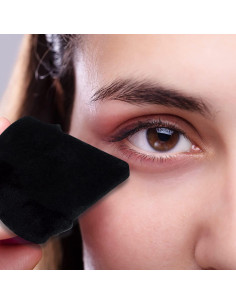 Esponja de Polvo Triangular EVAOUXIU Suave para Maquillaje - Negro 2