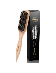 Cepillo de Cerda de Jabalí Msnasit para Estilo de Cabello 25.5cm