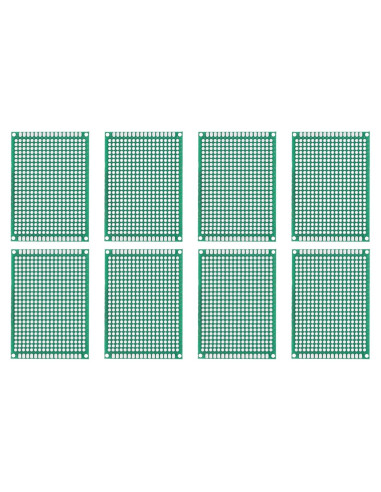Placas PCB Doble Cara MECCANIXITY 50x70mm Paquete de 8
