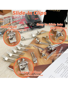 55 Clips de Pelo Metálicos TSEROFAY para Rizado y Estilo 2