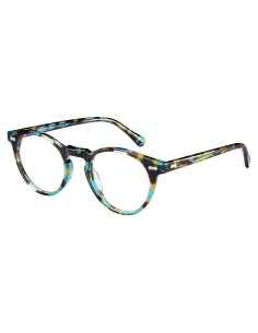 Gafas de Luz Azul CARFIA Redondas Acetato UV400 Mujeres