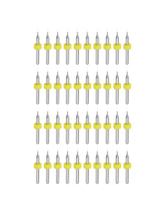 Brocas de PCB 0.2mm uxcell Carburo Tungsteno 40 Pcs
