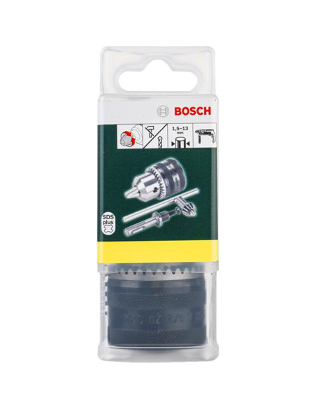 Adaptador SDS-plus Bosch 2607000982 con mandril 1.5-13mm
