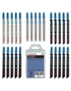 Juego de 30 Cuchillas de Sierra de Calar AIKENSAI T-Shank