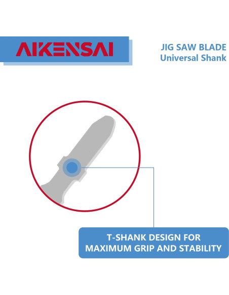 Juego de 30 Cuchillas de Sierra de Calar AIKENSAI T-Shank