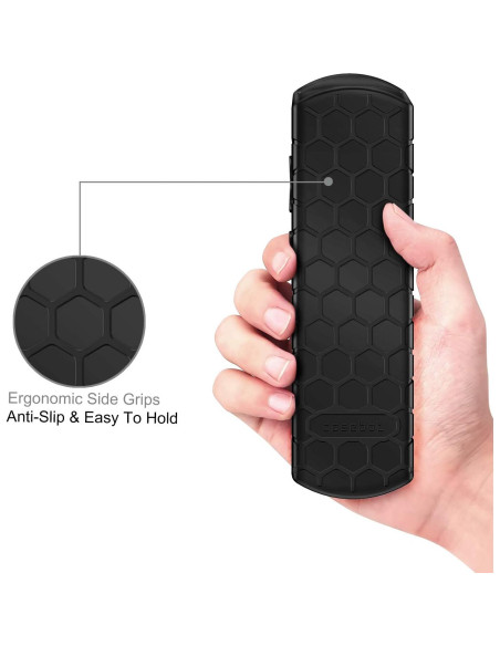 Funda Protectora Fintie para Control Remoto Roku y TCL - Negra Funda Protectora Fintie para Control Remoto Roku y TCL - Negra