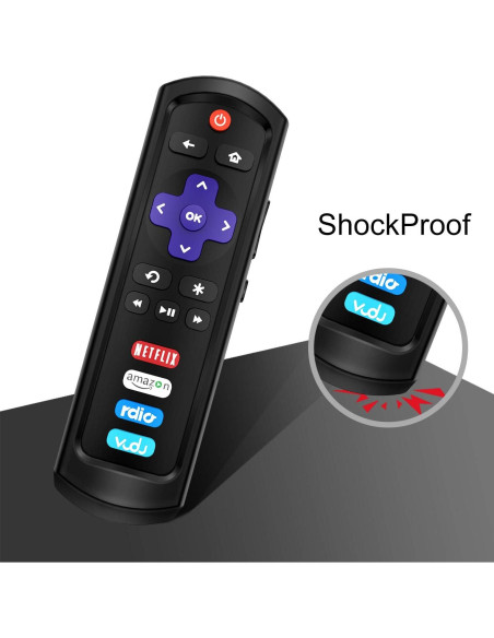 Funda Protectora Fintie para Control Remoto Roku y TCL - Negra Funda Protectora Fintie para Control Remoto Roku y TCL - Negra