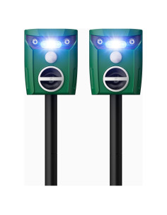 2 Dispositivos Repelentes de Animales Solar VISSON TEC