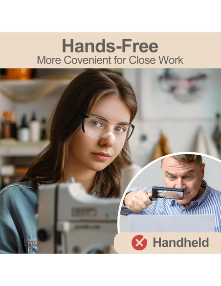 Gafas de Aumento 1.6X OuShiun para Lectura y Manualidades Gafas de Aumento 1.6X OuShiun para Lectura y Manualidades