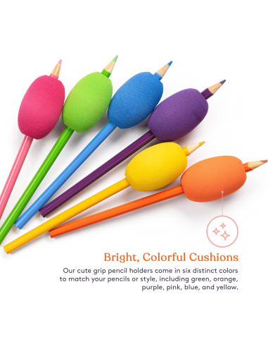 Agarraderas Ergonómicas para Lápiz Suministros Especiales 6 Piezas