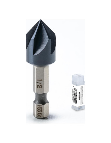 Broca Avellanadora de Cobalto Toolant Pro 12.7 mm Hexagonal