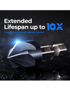 Broca Avellanadora de Cobalto Toolant Pro 12.7 mm Hexagonal 2