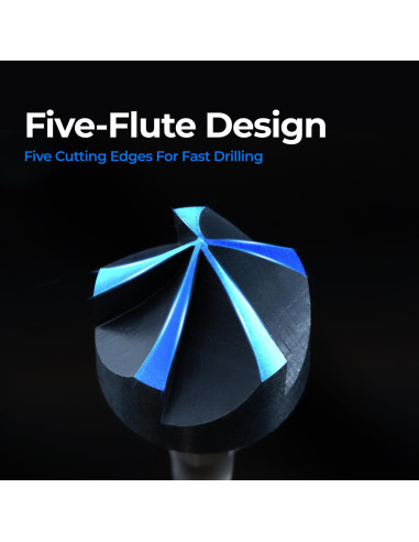 Broca Avellanadora de Cobalto Toolant Pro 12.7 mm Hexagonal