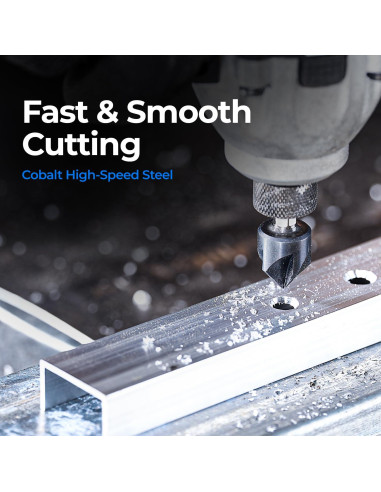 Broca Avellanadora de Cobalto Toolant Pro 12.7 mm Hexagonal