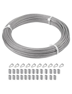 Cable de Acero Inoxidable 3mm x 30m SIDAZON para Jardín