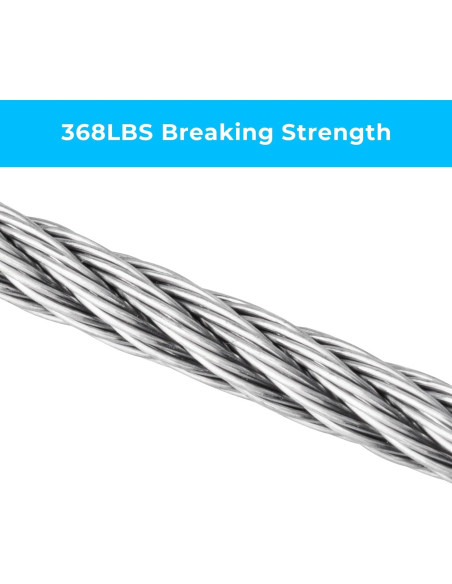 Cable de Acero Inoxidable 3mm x 30m SIDAZON para Jardín