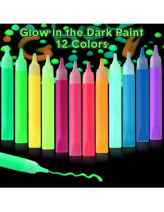 30 Marcadores de Pintura que Brillan en la Oscuridad Dunzoom 2