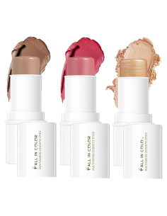 Conjunto de Palos de Maquillaje MEICOLY Trio 3D Rosa 25g