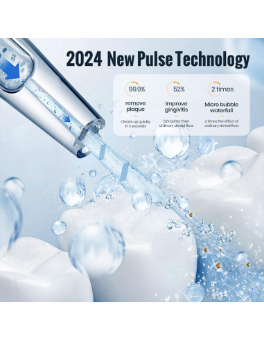 Irrigador Oral Inalámbrico Mornwell RST5012-BK 330ml USB IPX7