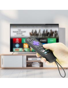 Funda de Silicona TOKERSE para Control Remoto TCL Roku - Negro 2