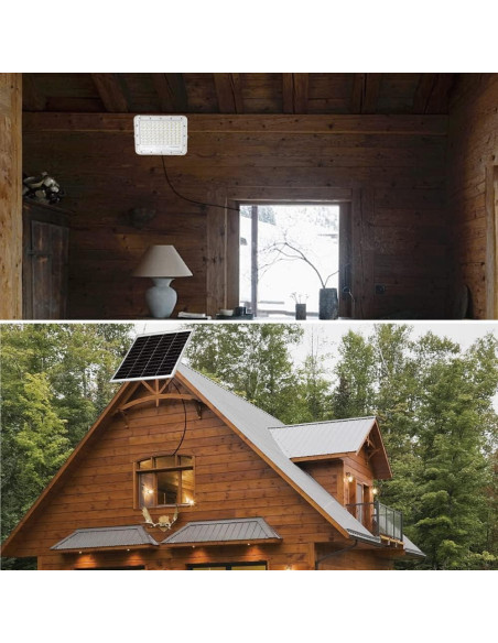 Luz de Inundación Solar LED TIN SUM 200W 18000 Lúmenes IP67