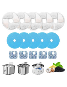 Filtros de Reemplazo para Fuente de Agua para Gatos Daoxuan - Paquete de 5