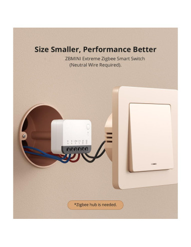 Interruptor Inteligente Zigbee 3.0 Smilewolf ZBMINIR2 Compacto