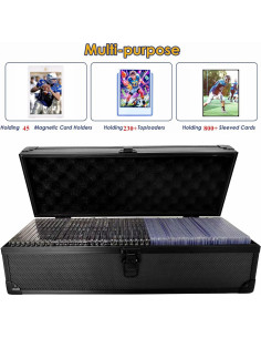 Caja de Almacenamiento WUTONMU para Toploaders 230+ Cartas 2