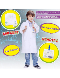 Kit de Ciencia UNGLINGA 30 Experimentos con Bata de Laboratorio 2