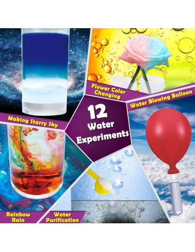 Kit de Ciencia UNGLINGA 30 Experimentos con Bata de Laboratorio