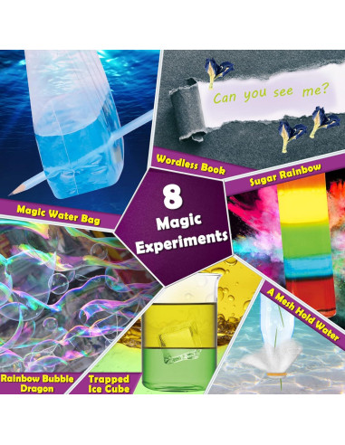 Kit de Ciencia UNGLINGA 30 Experimentos con Bata de Laboratorio