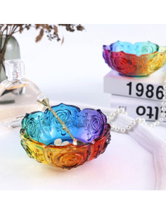 Molde de Silicona para Bowl Japleed 11.43x11.43 cm Flor 2