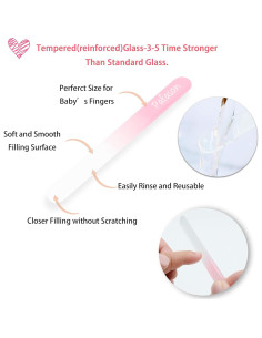 Cortauñas de Seguridad PAFASON para Bebés con Lima de Vidrio 2