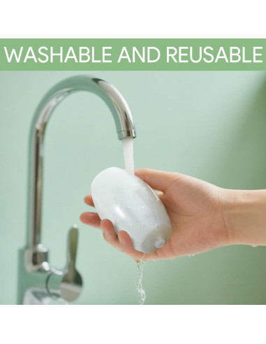 2 Rodillos Quitapelusas Reutilizables YOUNG-W Verde 10.1x6.1cm