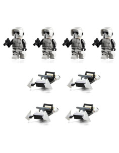 LEGO Star Wars Minifiguras The Mandalorian 4 Exploradores