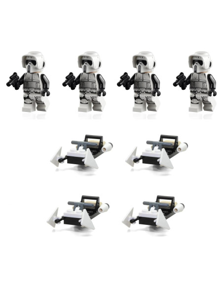 LEGO Star Wars Minifiguras The Mandalorian 4 Exploradores