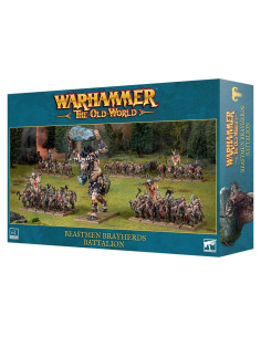 Warhammer El Viejo Mundo - Batallón Brayherds Bestias 61 Miniaturas