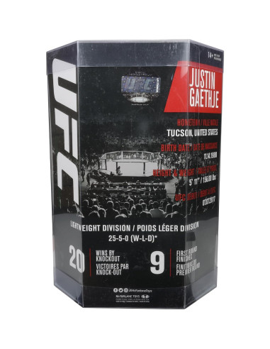 Figura de Justin Gaethje UFC 7" McFarlane Toys Detallada