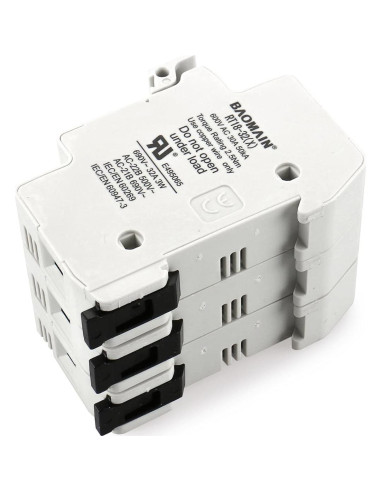 Portafusibles Baomain RT18-32 con 10 Fusibles Cerámicos 1A