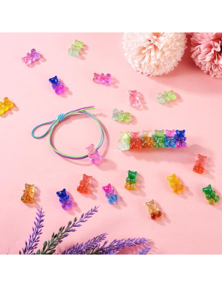 Cabochones de Osito de Goma Cheriswelry 45 Piezas 18x11mm